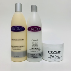 Crome Chrome Smooth unleashed hair food conditioners